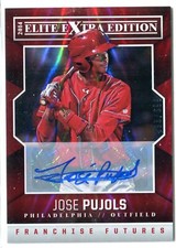 2014 Elite Extra Edition Jose Pujols FF AUTO AUTOGRAPH RC 493/699 PHILLIES