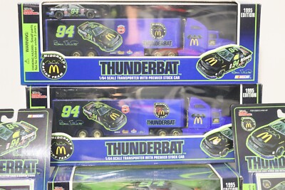 Lot Of 6- 1995 McDonald's Racing Team NASCAR Thunderbat Semi Truck & Car NIP