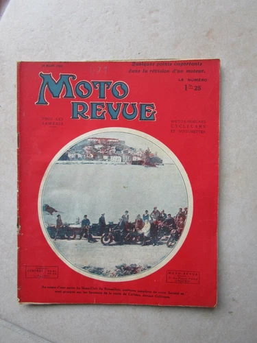 Moto Revue N°471 mars 1932 : la transformation d'une Monotrace B.M.A Monet Goyon