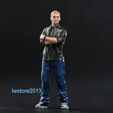 1/64 Paul Walker Male Miniatures Scene Props Figures Model For Cars Vehicles Toy