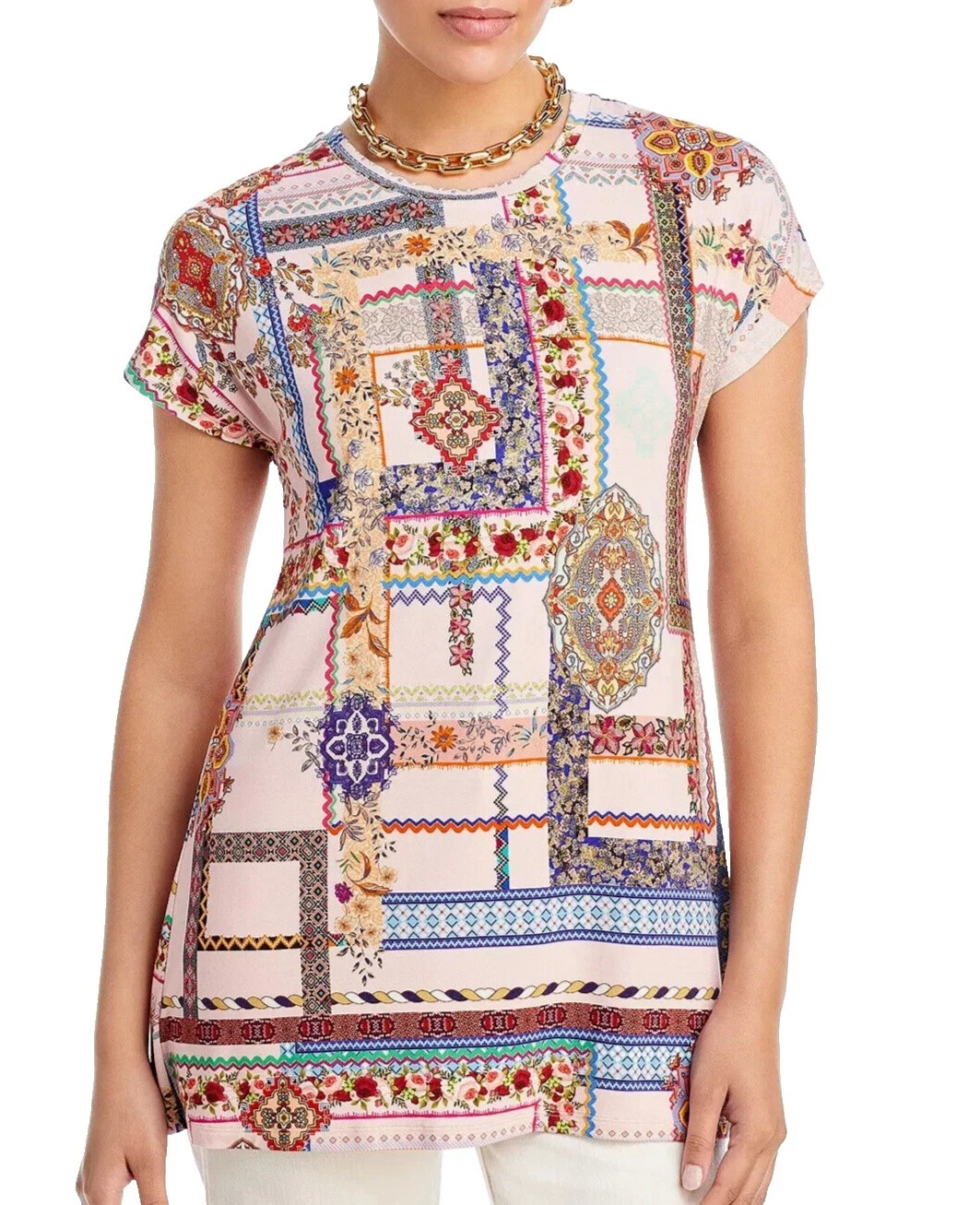 Camisetas geométrico Johnny Was Casual para Mujeres