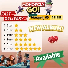 Monopoli Go! Stickers 1/2/3/4/5/6 ⭐️ Card ( FAST SENDING) 🔝✅️ Harry Potter Go