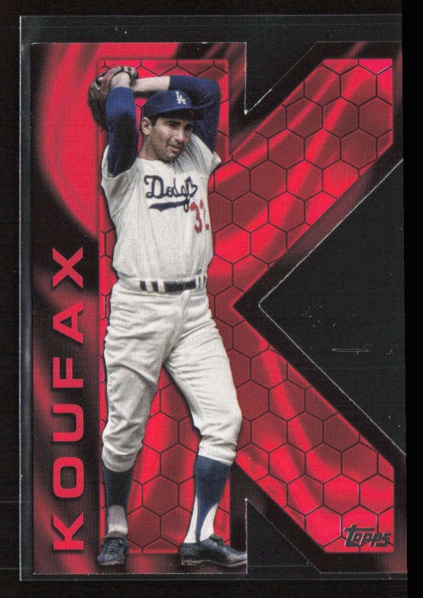 2025 Topps Series 2 #KZ-13 Sandy Koufax K Zone Diecut