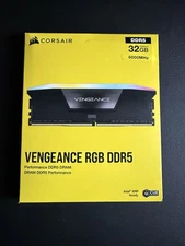 CORSAIR Vengeance RGB 32GB PC5-48000 (DDR5-6000) RAM Memory (CMH32GX5M2E6000C36)