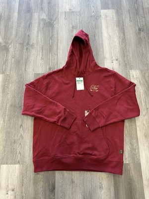 Nike Sportswear Script Logo Club Fleece Hoodie Team Red Gold Size XL HQ2476-677