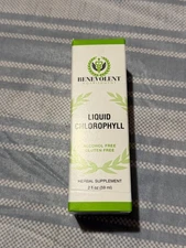 Benevolent Liquid Chlorophyll Herbal Supplement - 2 oz | Expiration 03/2026