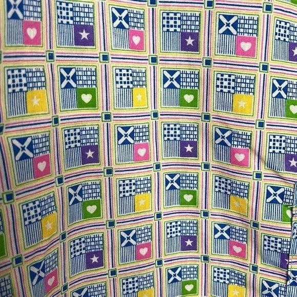 NWT Beverly Hills Uniforms Scrubs 4X PLUS SIZE - Blue Squares - Image 2 of 4