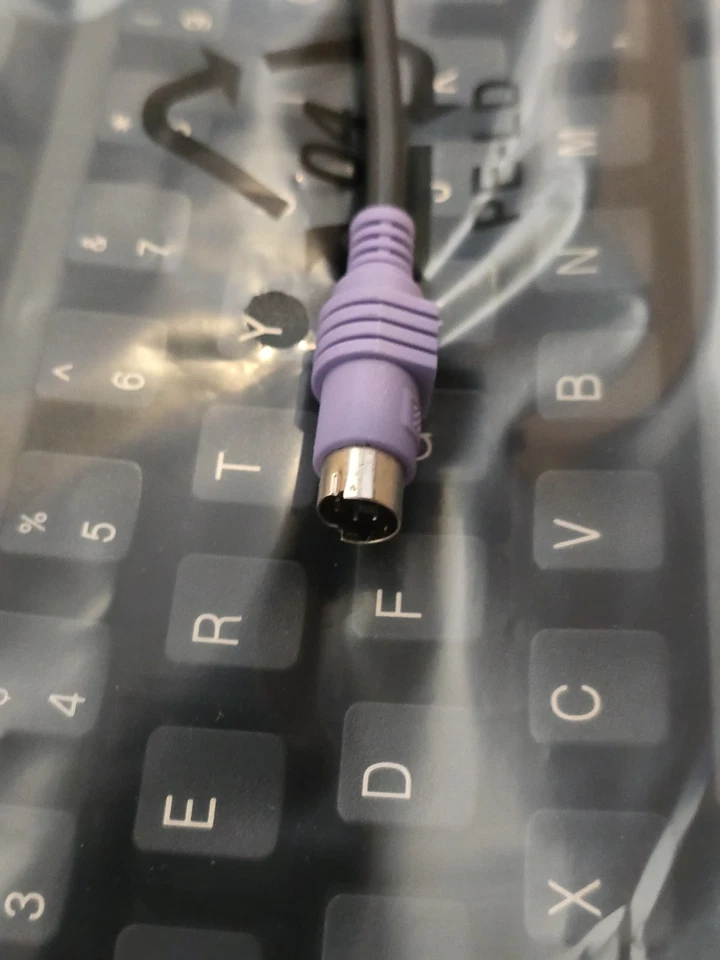 WYSE DELL Keyboard 770413-01L PS2 Plug Black | NEW  - Image 2 of 3