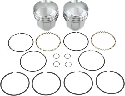 KB PERFORMANCE Piston Kit - 3.437'' +0.040'' - 9.0:1 CR - 74'' Big Twin KB263.040