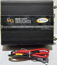 GO POWER GP-3000HD, 3000 WATT MODIFIED SINE WAVE INVERTER 12 VOLT HEAVY DUTY