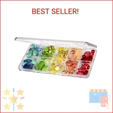 ArtBin 6907AB Slim Line 10 Compartment Small Art & Craft Organizer, [1] Plastic 