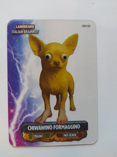 LAMINCARD ITALIAN BRAINROT MULTIVERSE - VENDITA CARTE SINGOLE - Photo 111/165