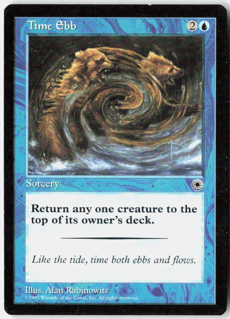 Magic - Time Ebb Portal [POR - 75] NM Common