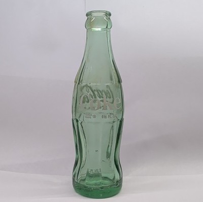 Coca-Cola Green Glass Bottle 6.5 fl oz Soda Collectible