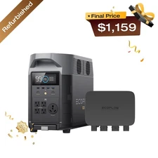 EcoFlow 800W Alternator Charger with Power Station Certified Refurbished