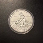 Vintage 1984 Engelhard Eagle Prospector 1 oz .999 Silver Round