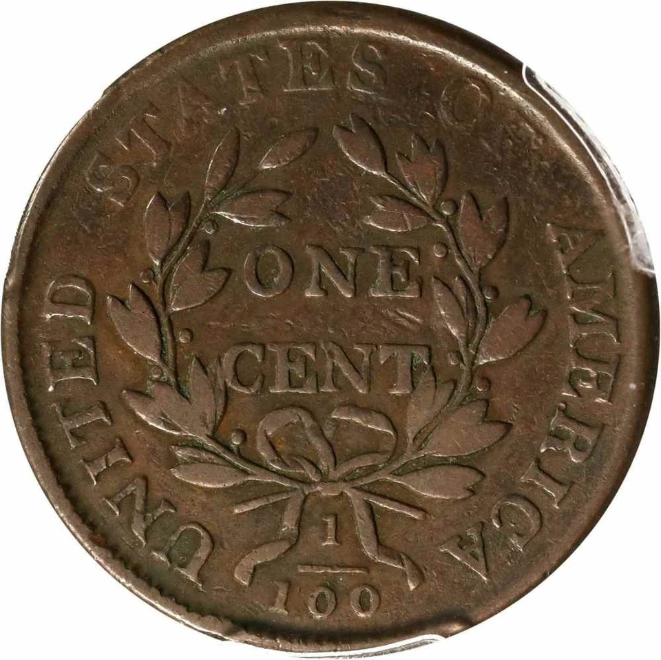 Rare 1805 Draped Bust Design Large Cent PCGS Very Fine 20 - Image 3 of 4