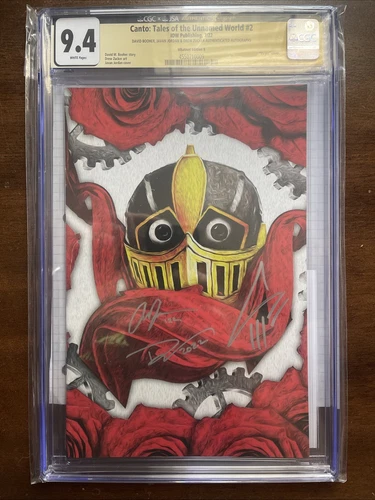 Canto: Tales Of The Unnamed World #2 3x Signed CGC 9.4