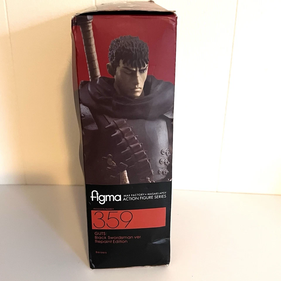 Figma 359 Guts Black Swordsman Repaint Edition Berserk Action Figure Max Factory - Image 4 of 4