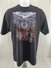 Roadrunner Custom Cycles Hobbs NM Mens Shirt Size XL Wolf Pack