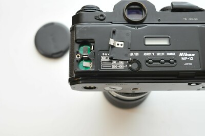 Nikon FE 35mm Camera Body + MF-12 Date Back with 35-105mm Lens | eBay