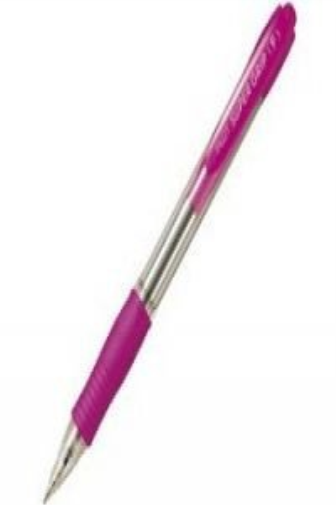 Pilot Supergrip Pen - Pink (Pack of 12)