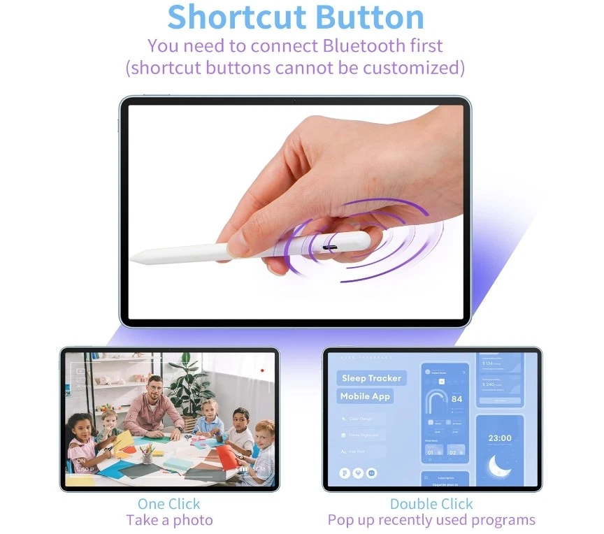 Lápiz óptico universal para iPad iPhone teléfono Android tableta lápiz capacitivo ¡NUEVO! Foto 4 de 4