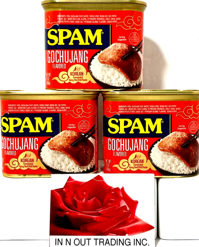 Spam Gochujang Luncheon Meat 12 oz ( Pack of 3 )~11/2027 - Picture 2 of 5