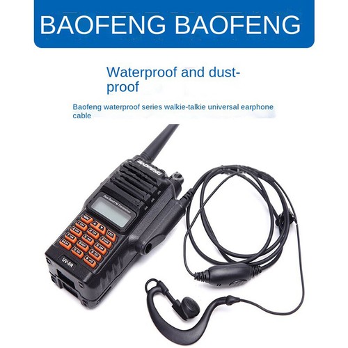 Waterproof Baofeng UV-9R Plus Earpiece for Walkie Talkie HF UHF Transceiver UV9R - Zdjęcie 8 z 12