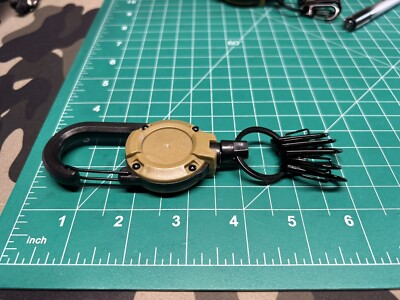Retractable Keychain/ Telescopic Cable Multifunction Alloy Key Holders