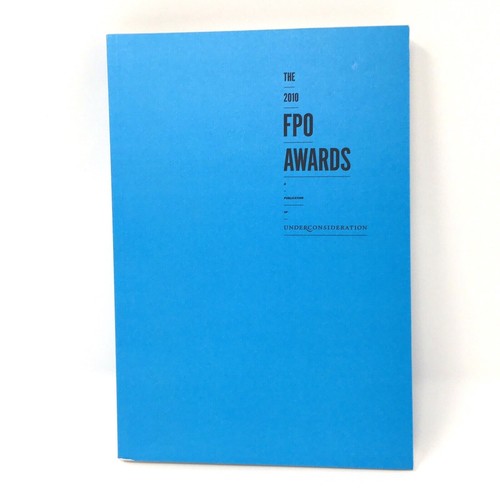 2010 For Print Only FPO Awards Logo Brand Identity Graphic Design Book Armin Vit - 第 1/10 張圖片
