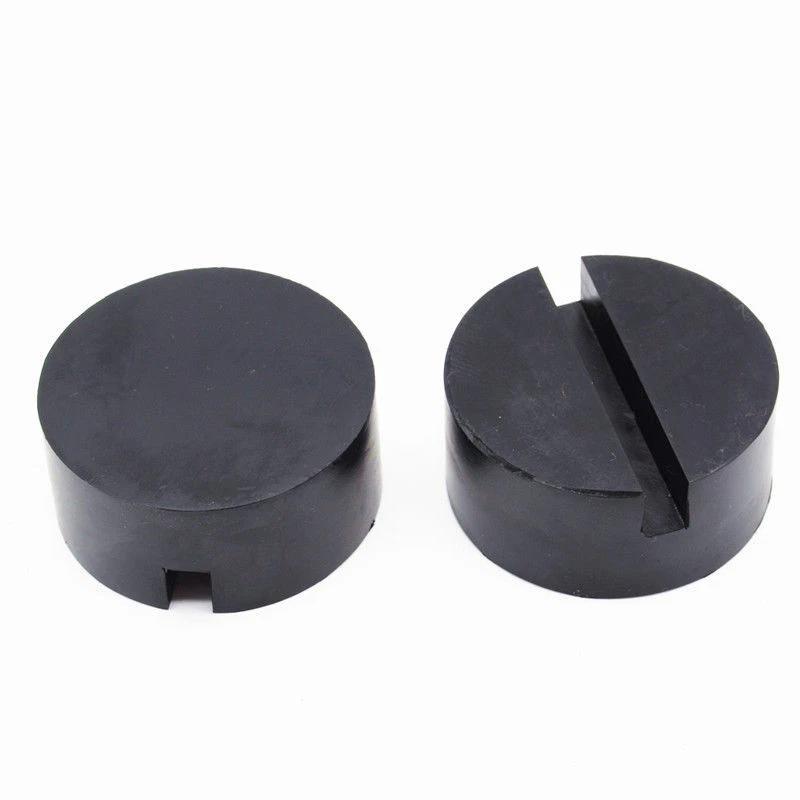 Car 75mm Slotted Rail Floor Jack Disk Pad Adapter Rubber For Pinch Weld JackPad - Image 3 of 4