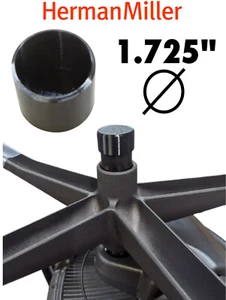 Couverture de poussière de cylindre hydraulique inférieure Herman Miller Aéron chaise de bureau 1.725"