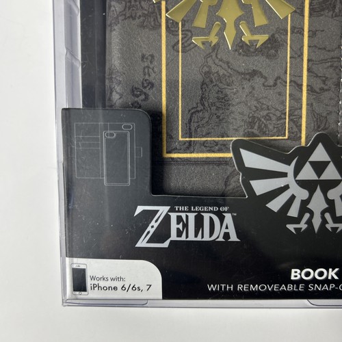 The Legend of Zelda Book Case w/ Removeable Snap-on Case iPhone 6/6s, 7 - Picture 3 of 7