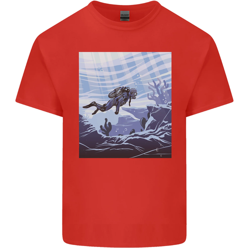 Ein Tiefsee-Taucher Herren Baumwoll-T-Shirt - Bild 89 von 110