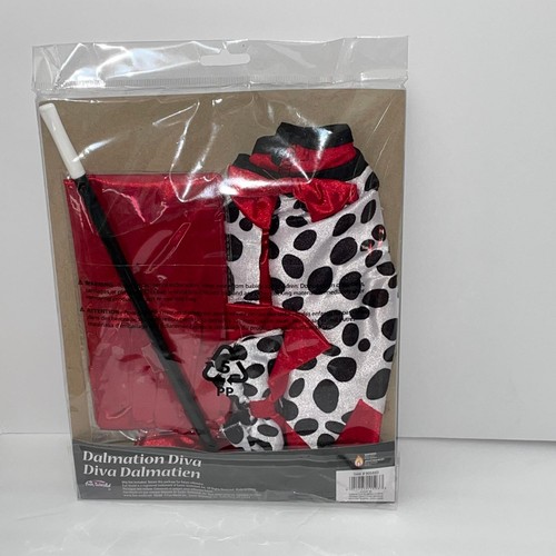 GUANTI DAVAS CRUDEL VILLAIN DALMATA KIT ISTANTANEO MANTELLO FIOCCO CAPELLI COSTUME FW90688D - Foto 3 di 5