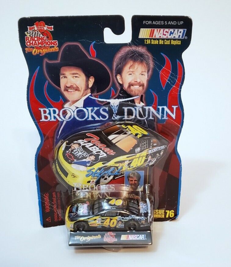 Vintage Racing Champions NASCAR Brooks & Dunn Car Number 40 1/64 Die Cast 1999
