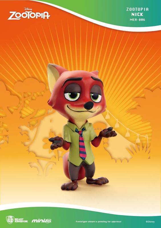 BEAST KINGDOM MINI EGG ATTACK SERIES MEA-006 ZOOTOPIA SET OF