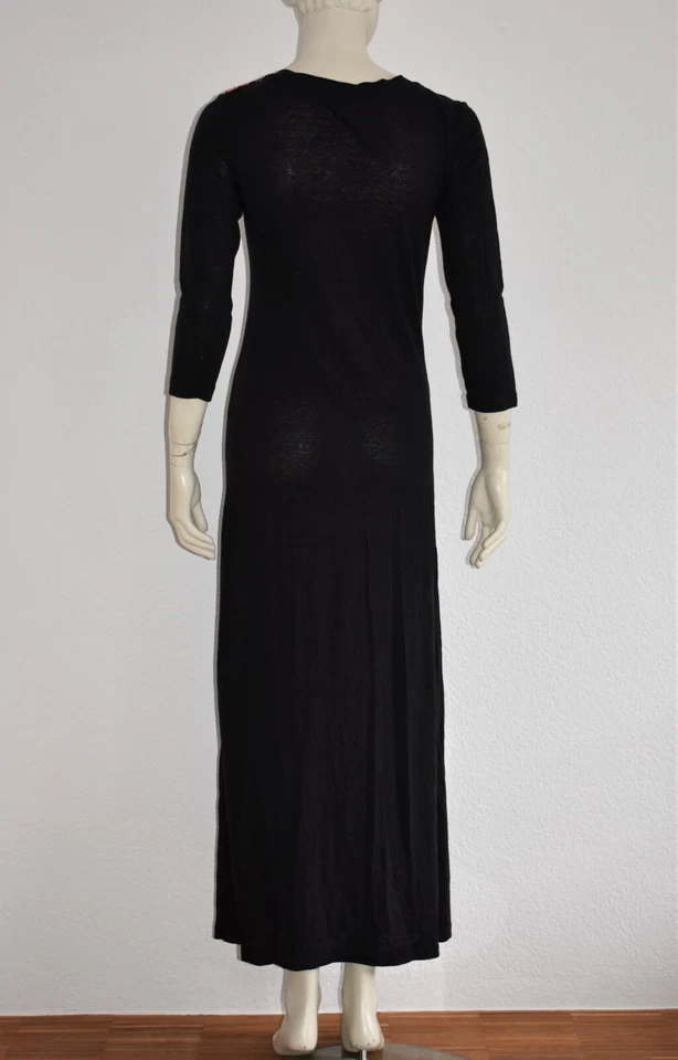 CUSTO BARCELONA ☮ Maxikleid Jersey Kleid Dress in Schwarz INT M - TOP - Bild 3 von 4