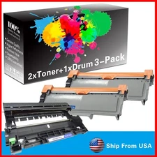 (2Toner, 1Drum) E310 Toner Cartridge and Drum Unit for E514dw E515dn Printer