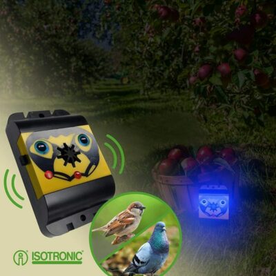 Ultraschall Poller Repellent Tauben, Tauben, Taupen, Möwen, Nacht