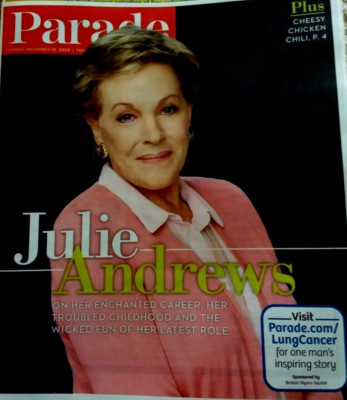 Parade Magazine DECEMBER 13 2020 Julie Andrews ENCHANTED CAREER Mary Poppins NEW