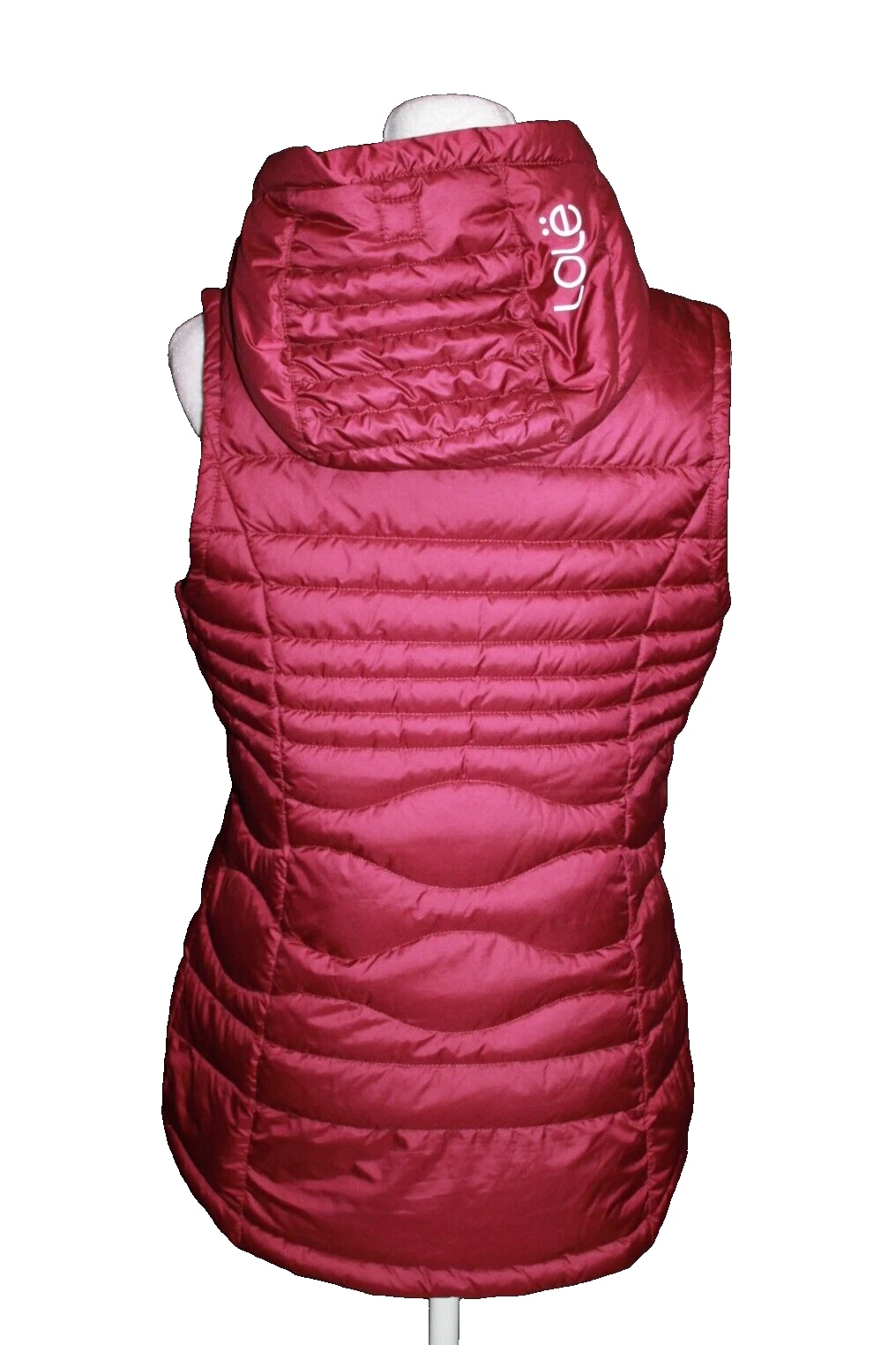 lole down filled hooded rain resistant jacket