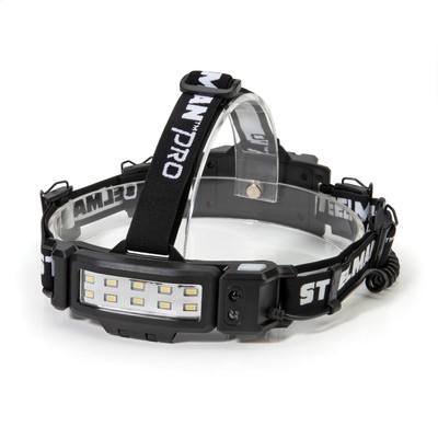 Steelman Slim Profile Wiederaufladbare LED Bewegungsaktivierte Stirnlampe 250...