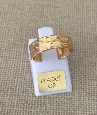 BELLE BAGUE DE FIANCAILLES ANCIENNE 1950/60 en OR 18K 750/1000° / T. 56