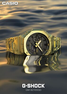 CASIO G-SHOCK GM-B2100GD-9AJF NEW GOLD Full Metal Digital