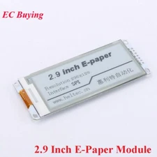 2.9 Inch E-Paper Module E-Ink Display Screen Black White IL0373F 296x128