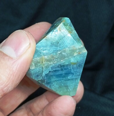 Mirror Polished Marvelous Blue Fluorite Uv Reactive Fluorescent