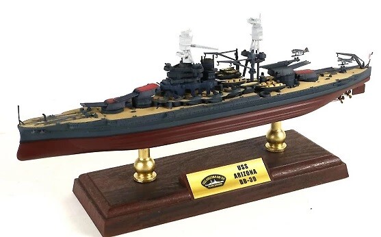 USS   Arizona  BBー39   1941    。1/200 1/200 Trumpeter USS Arizona BB39 Battleship 1941 - Squadron.com