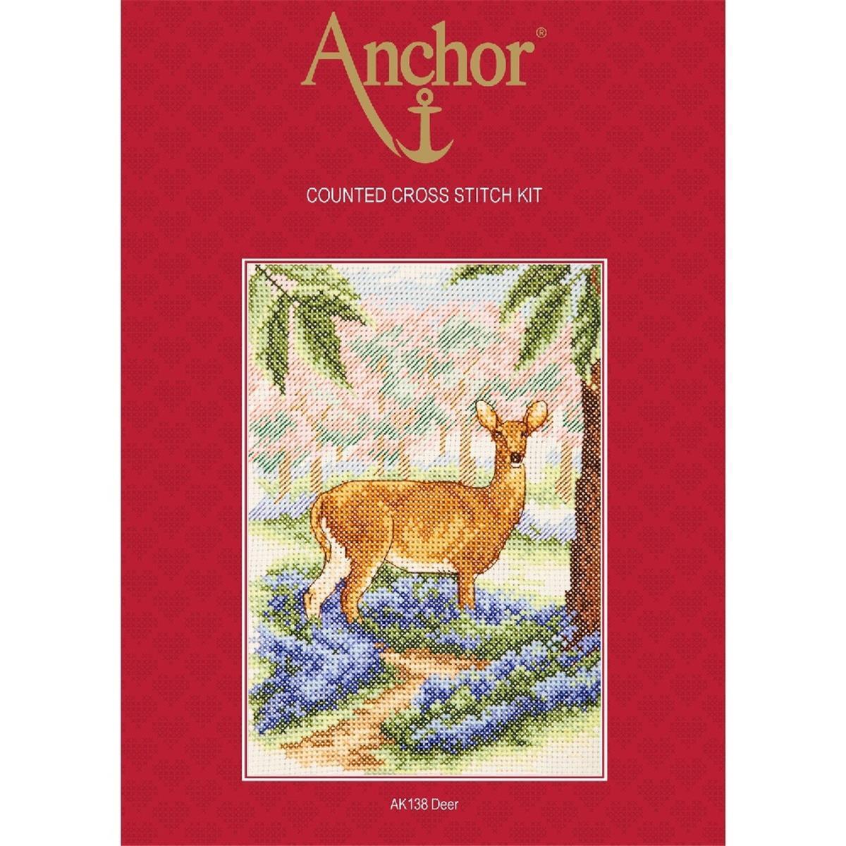 Anchor counted Cross Stitch kit ""Deer"", DIY